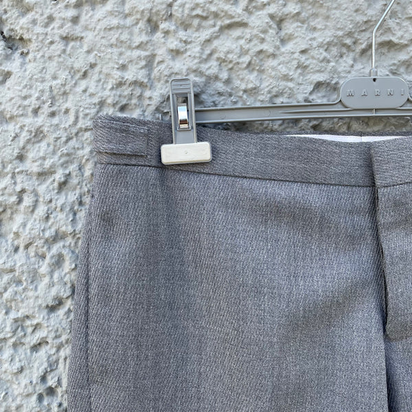Thom Browne Grey Trousers with Side Stripe Detail